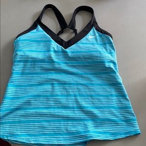 Nike women’s swim tankini top size small